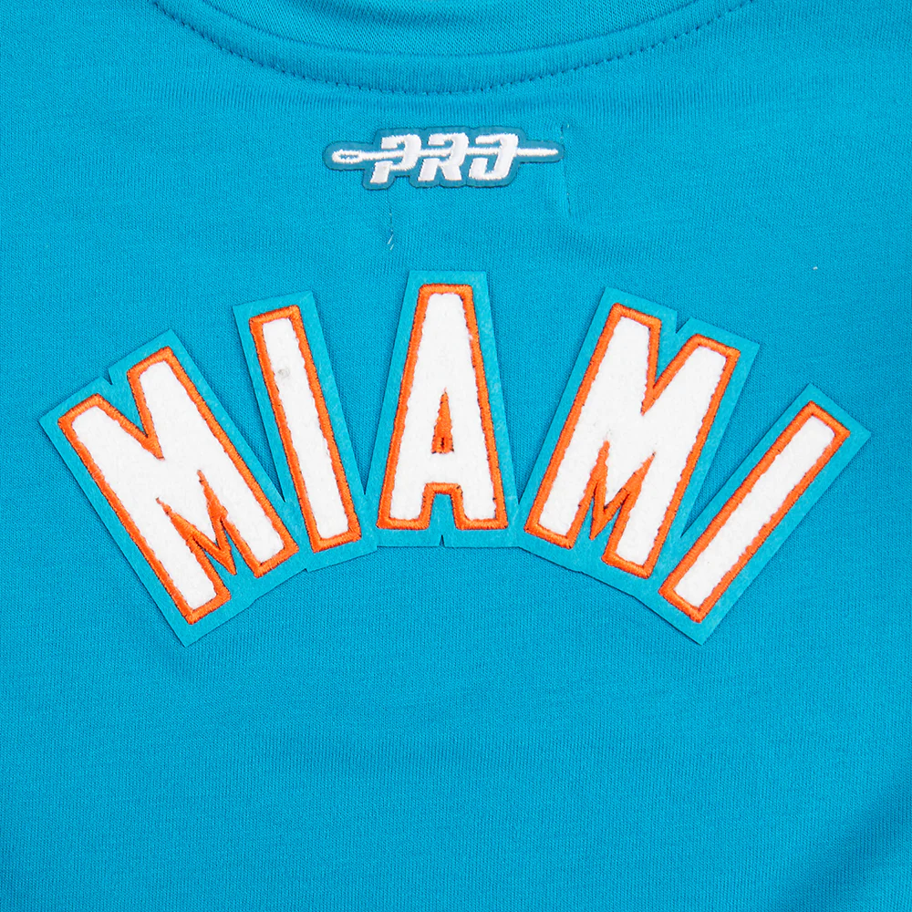 NFL MIAMI DOLPHINS CLASSIC LITTLE GIRL'S SS BOXY TEE (TEAL) - Image 6