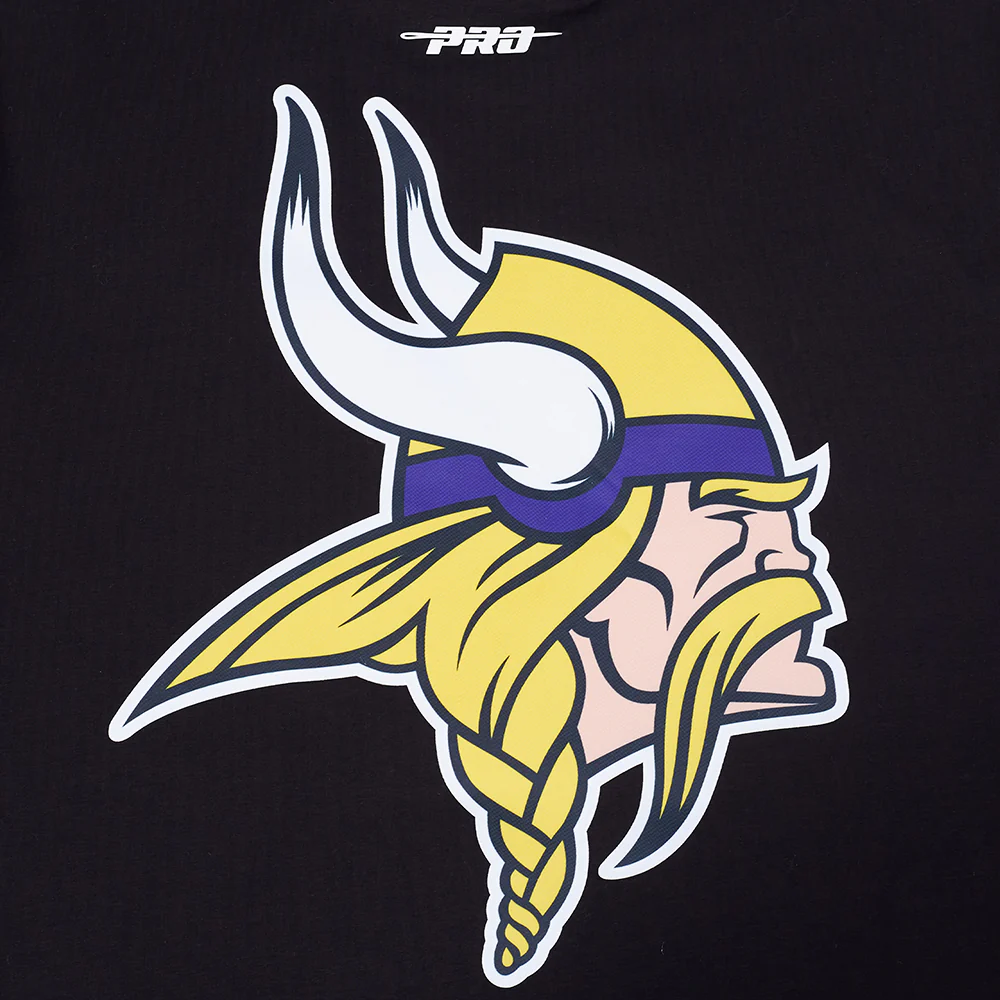 NFL MINNESOTA VIKINGS CLASSIC MESH MEN'S SJ STRIPED TEE (BLACK/PURPLE) - Image 12