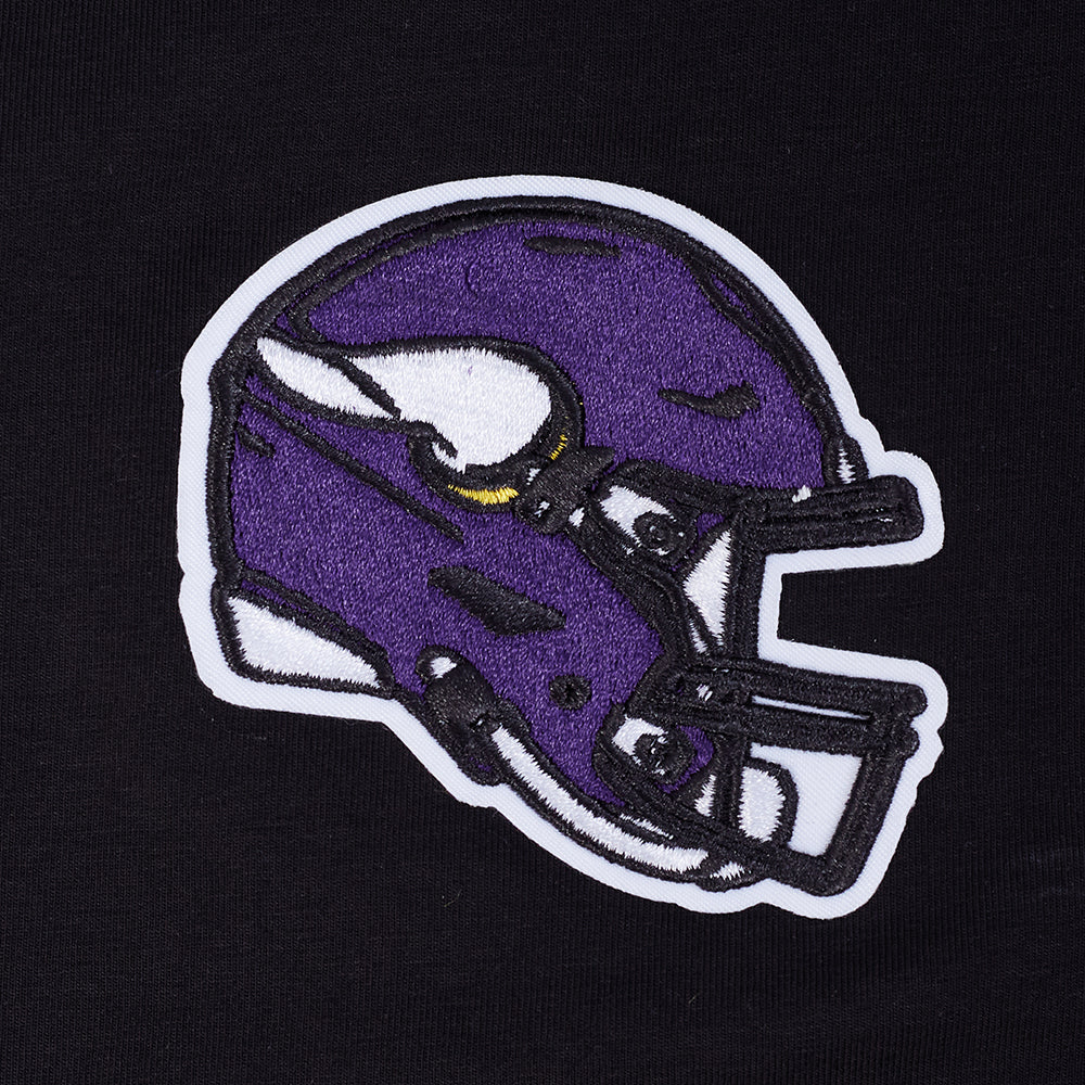 NFL MINNESOTA VIKINGS CLASSIC MESH MEN'S SJ STRIPED TEE (BLACK/PURPLE) - Image 14