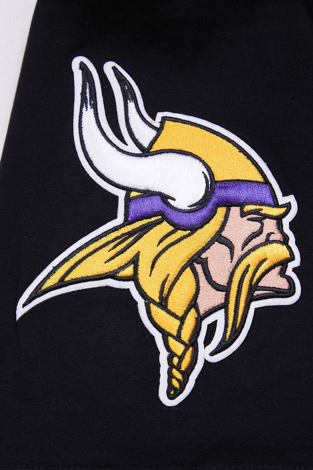 NFL MINNESOTA VIKINGS CLASSIC CHENILLE MEN'S   TEE (BLACK) - Image 7