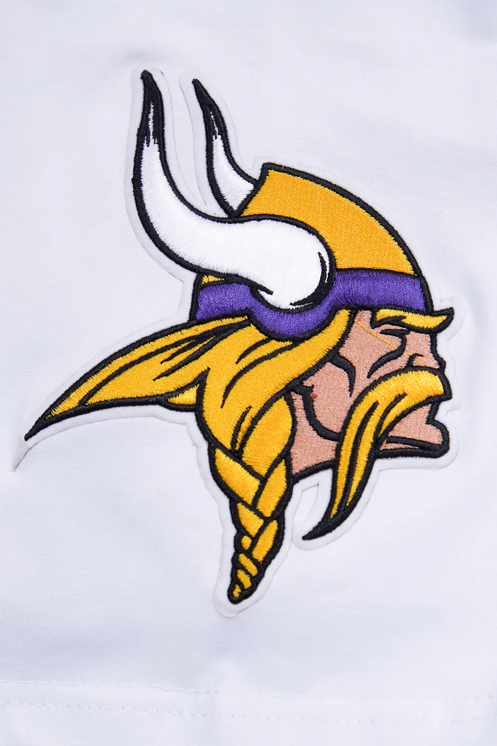 NFL MINNESOTA VIKINGS CLASSIC CHENILLE SINGLE JERSEY TEE (WHITE) - Image 7