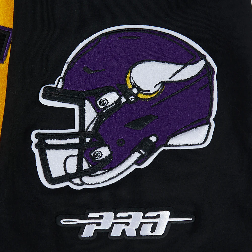 NFL MINNESOTA VIKINGS JUSTIN JEFFERSON #18 CLASSIC PNN MEN'S SJ TEE (BLACK) - Image 7
