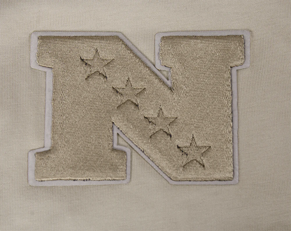 NFL MINNESOTA VIKINGS NEUTRAL MEN'S DROP SHOULDER TEE (TAUPE) - Image 6
