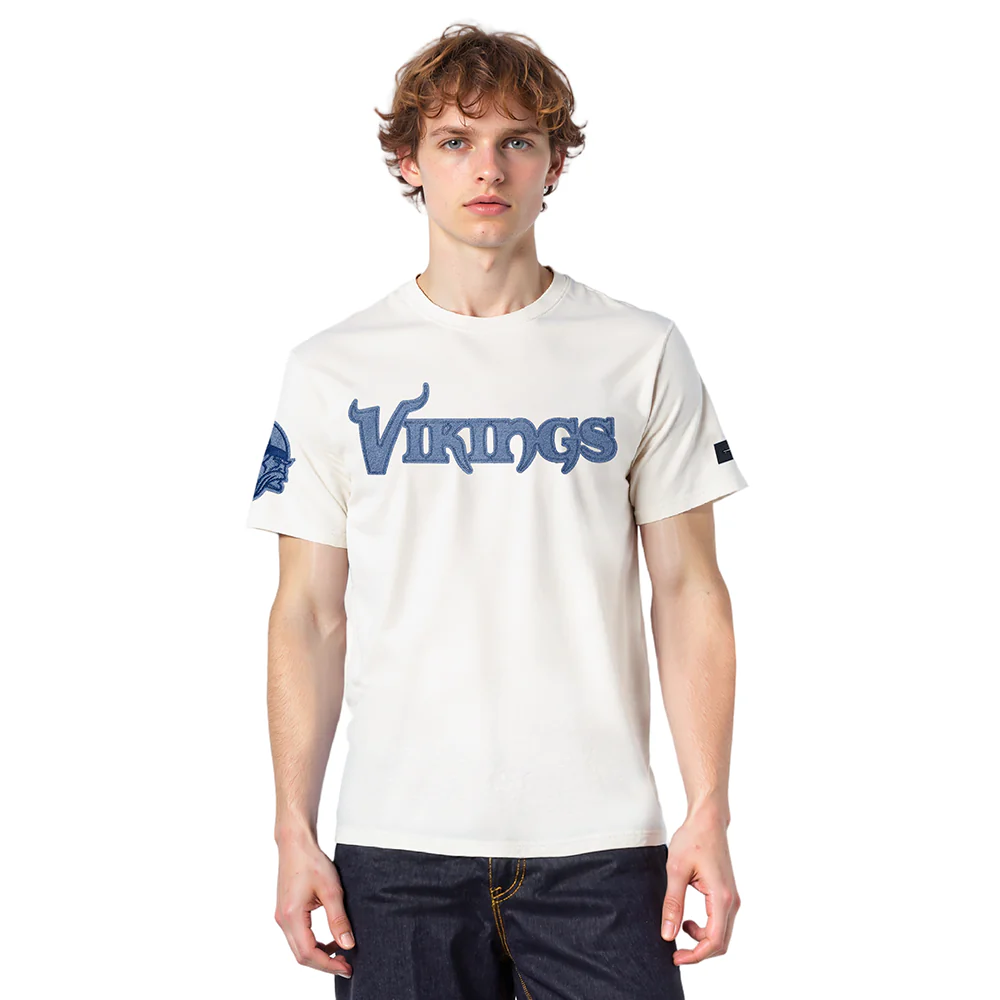 NFL MINNESOTA VIKINGS VARSITY BLUES MEN'S SJ TEE (LINEN) - Image 7