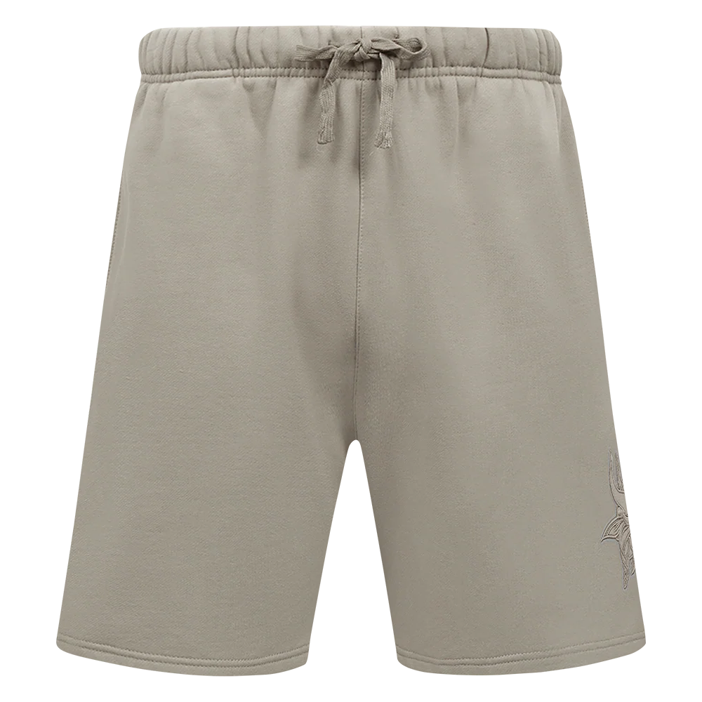 NFL MINNESOTA VIKINGS NEUTRAL MEN'S FLC SHORT (TAUPE) - Image 2