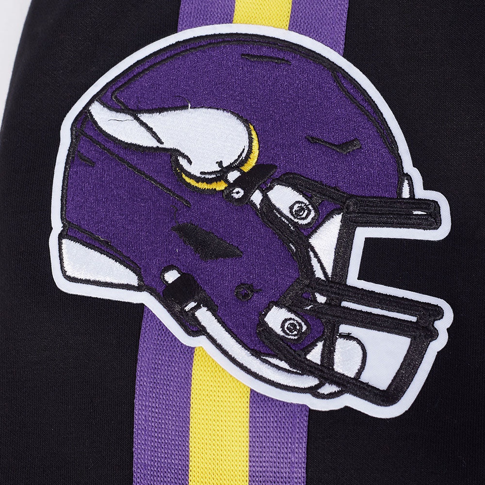 NFL MINNESOTA VIKINGS PRO GAME DAY MEN'S DBL KNIT JACKET (BLACK/PURPLE/YELLOW) - Image 15
