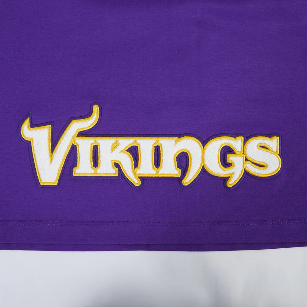 NFL MINNESOTA VIKINGS JUSTIN JEFFERSON #18 CLASSIC PNN WOMEN'S SJ BOXY TEE (Purple) - Image 5