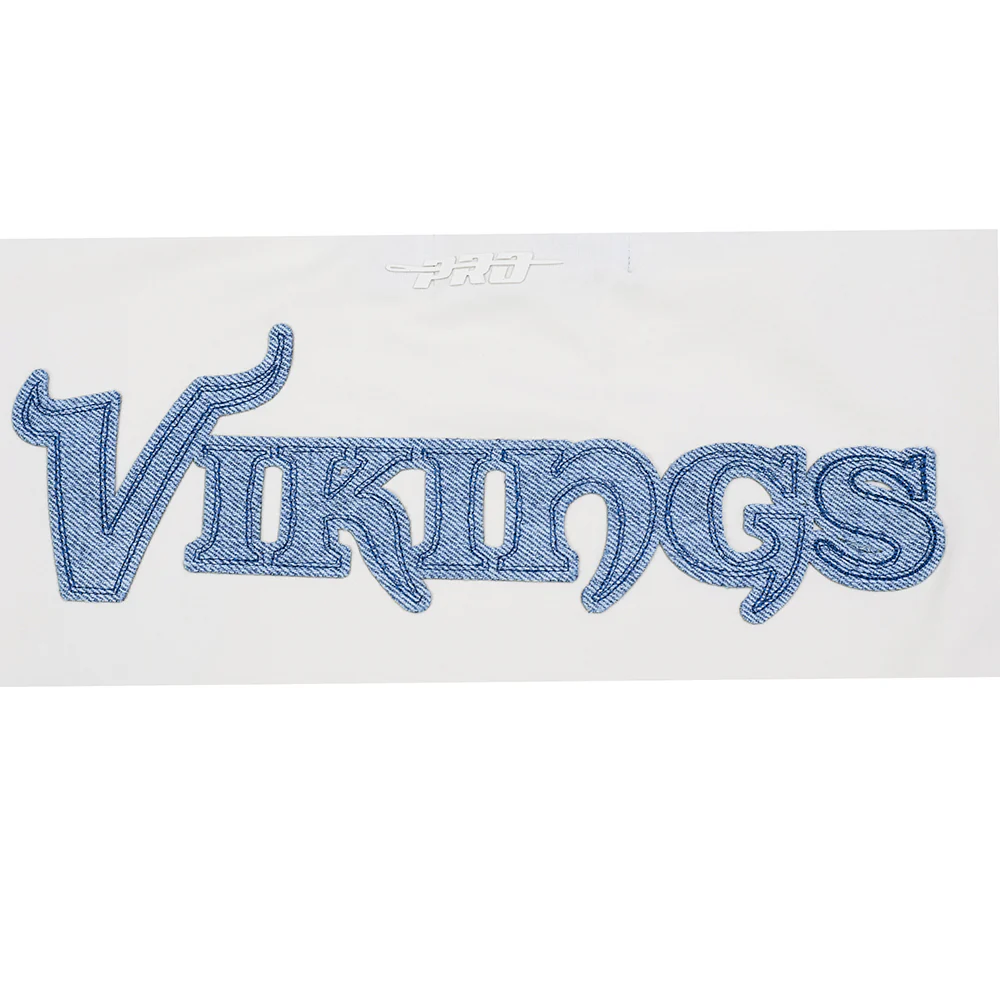 NFL MINNESOTA VIKINGS VARSITY BLUES WOMEN'S  SJ BOXY TEE (LINEN) - Image 6