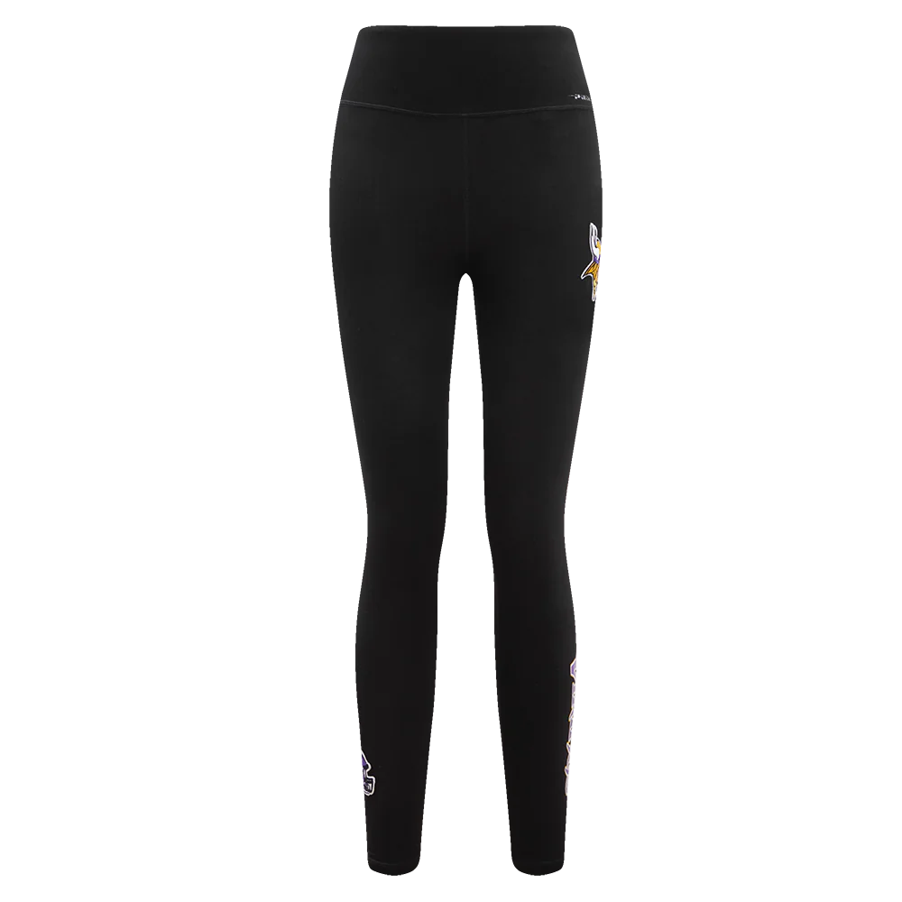 NFL MINNESOTA VIKINGS CLASSIC JERSEY LEGGING (BLACK)