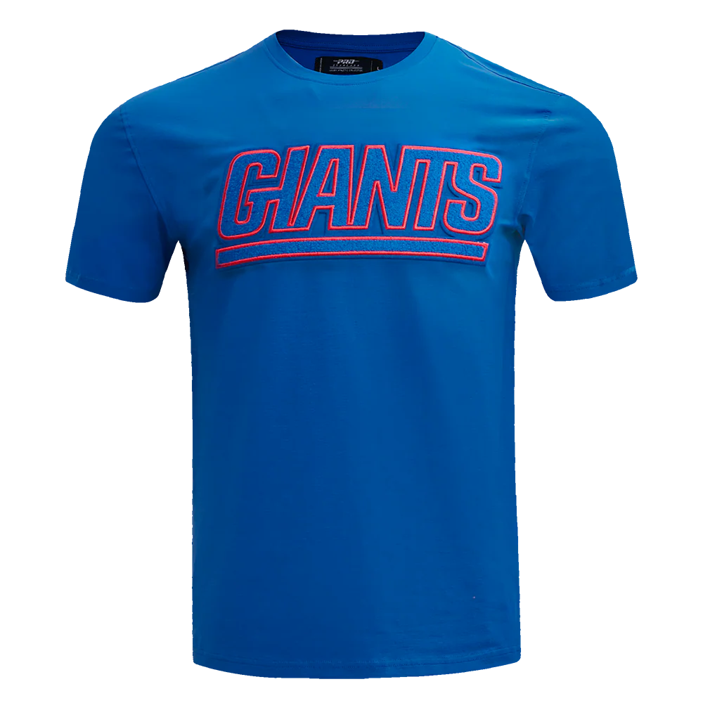 NFL NEW YORK GIANTS CLASSIC CHENILLE MEN'S   TEE (DODGER BLUE)