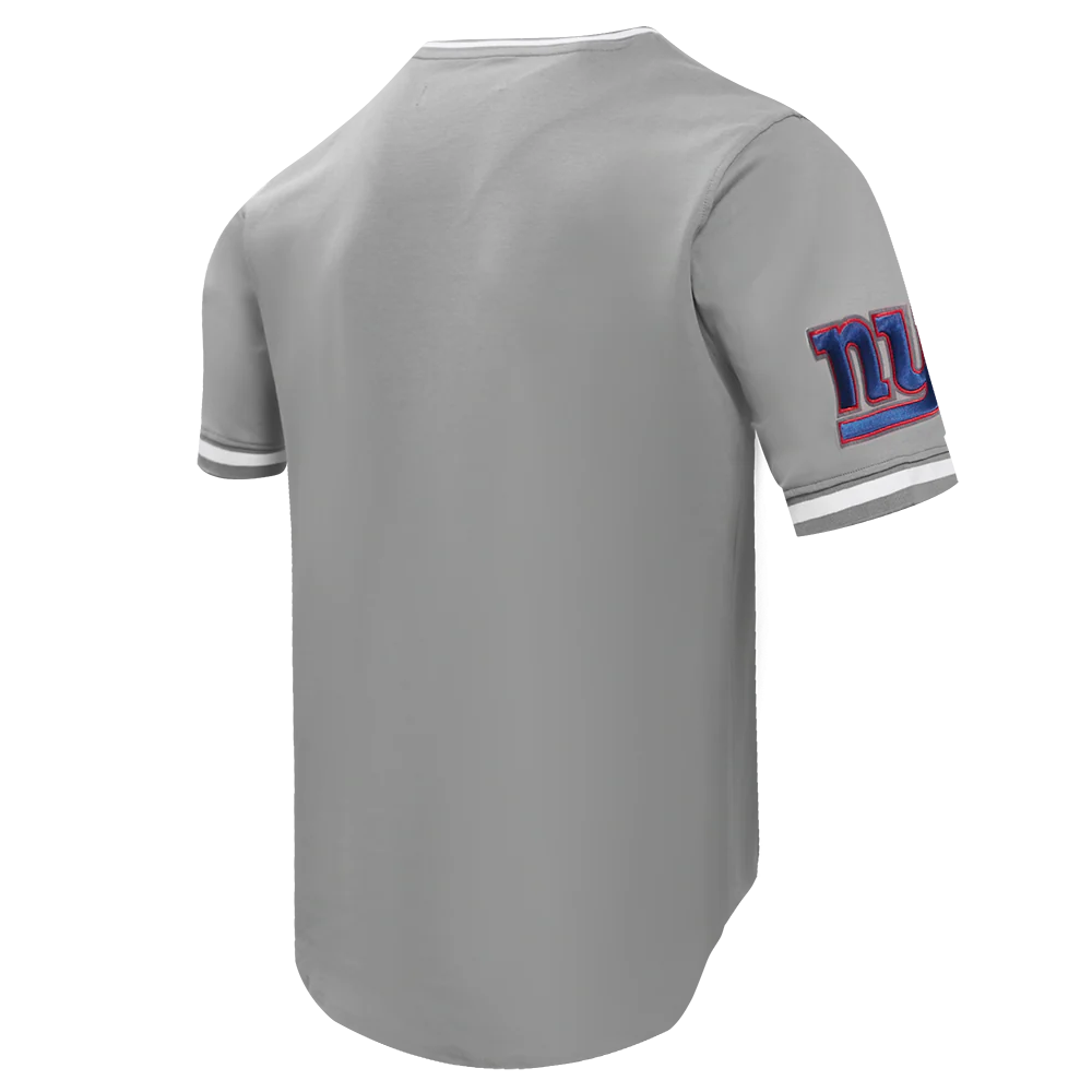NFL NEW YORK GIANTS CLASSIC CHENILLE MEN'S TEE (GRAY) - Image 4