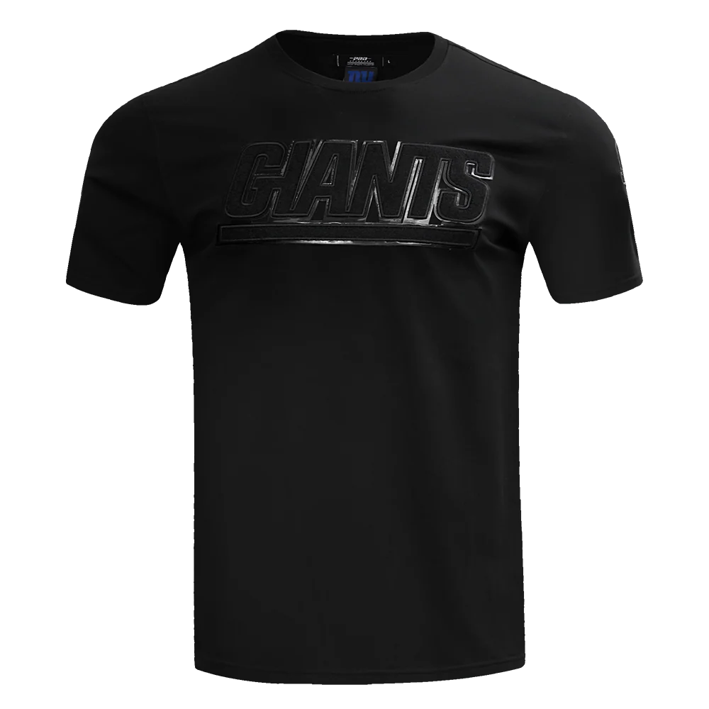 NFL NEW YORK GIANTS TRIPLE BLACK MEN'S TEE (TRIPLE BLACK)
