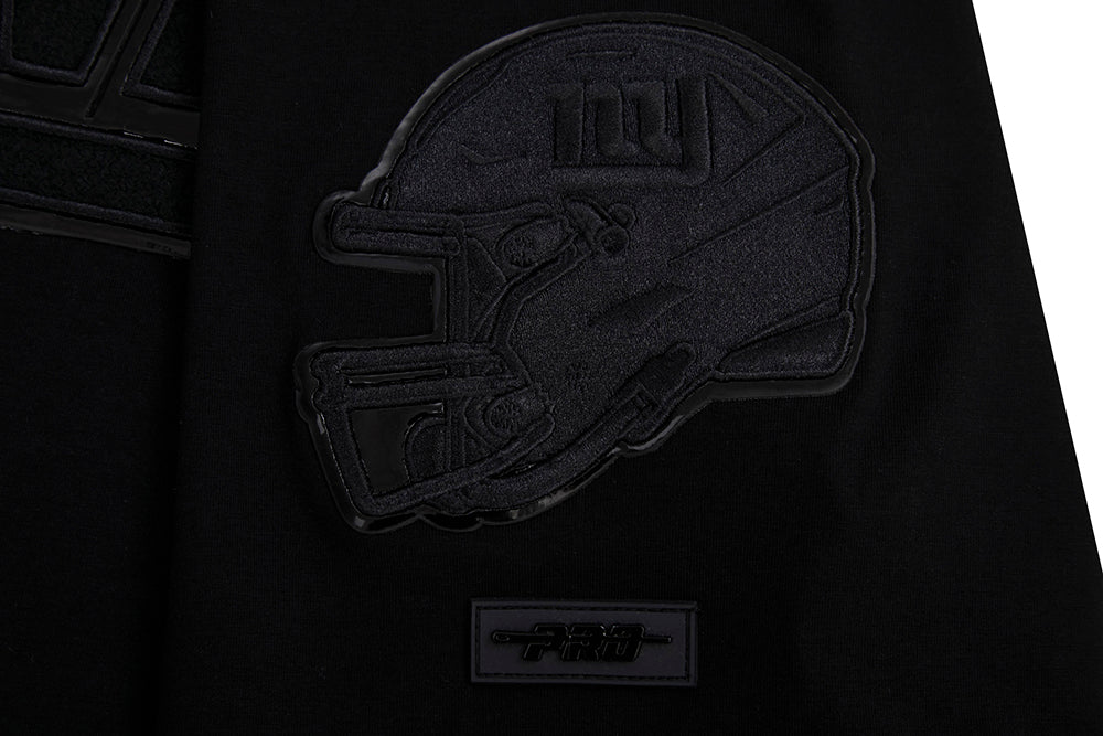 NFL NEW YORK GIANTS TRIPLE BLACK MEN'S TEE (TRIPLE BLACK) - Image 7
