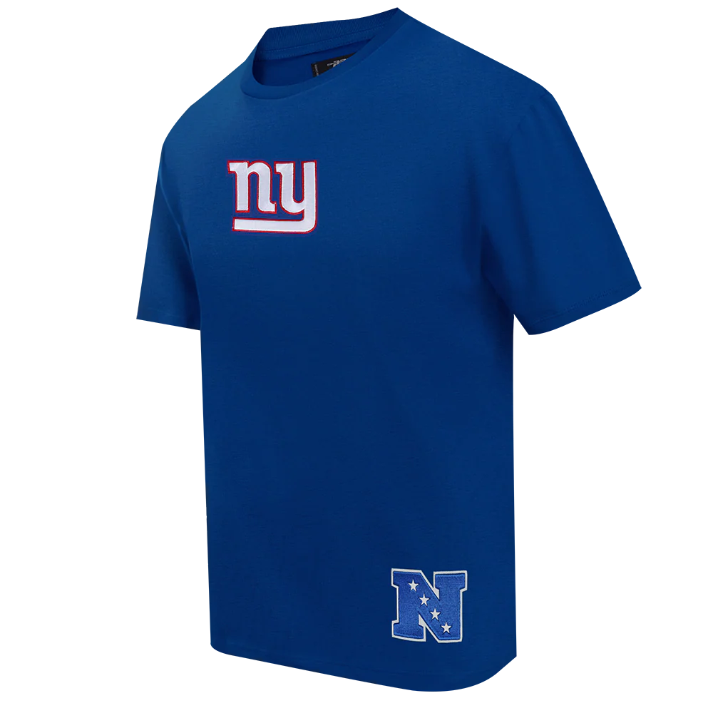 NFL NEW YORK GIANTS WINGSPAN MEN'S DROP SHOULDER TEE (DODGER BLUE) - Image 4