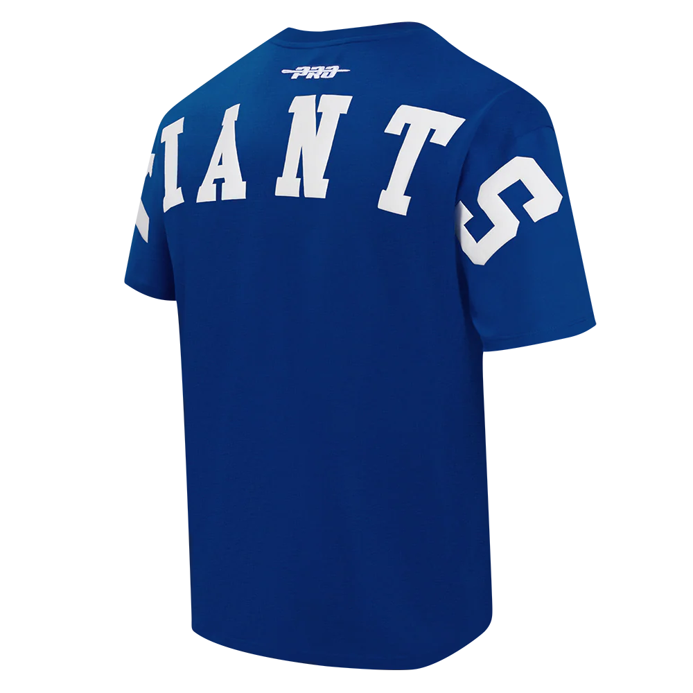 NFL NEW YORK GIANTS WINGSPAN MEN'S DROP SHOULDER TEE (DODGER BLUE) - Image 6