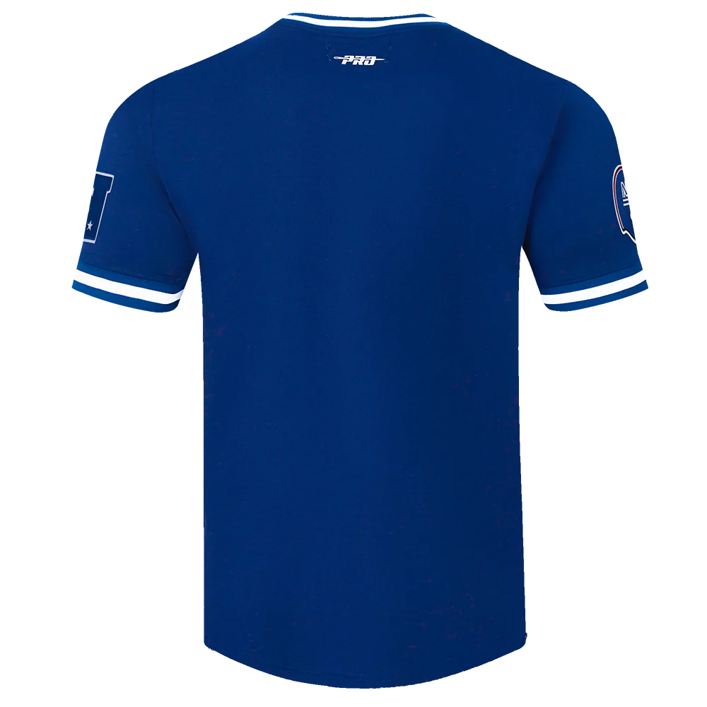 NFL NEW YORK GIANTS RETRO CLASSIC MEN'S TEE (DODGER BLUE) - Image 3
