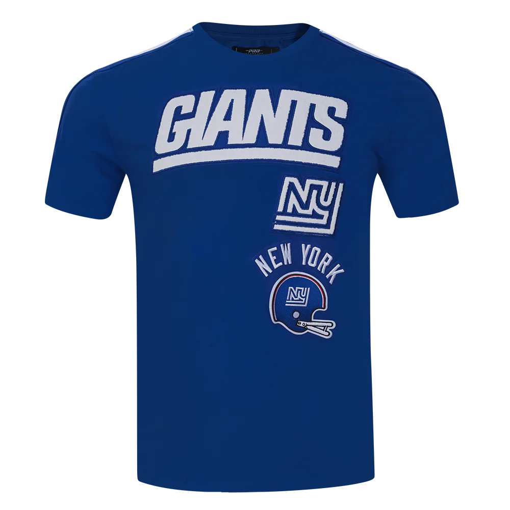 NFL NEW YORK GIANTS RETRO CLASSIC MEN'S STRIPED TEE (DODGER BLUE)