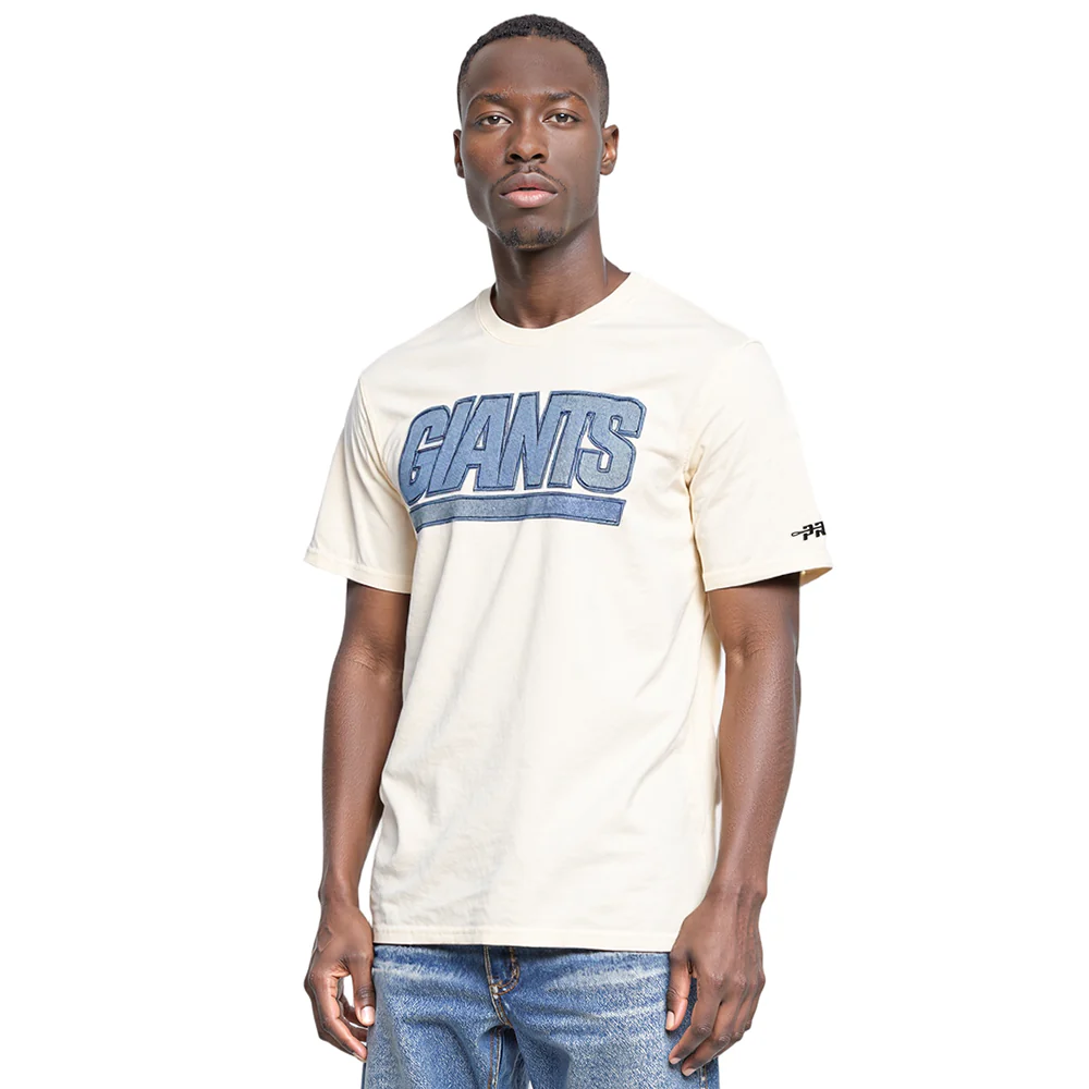 NFL NEW YORK GIANTS VARSITY BLUES MEN'S SJ TEE (LINEN) - Image 7