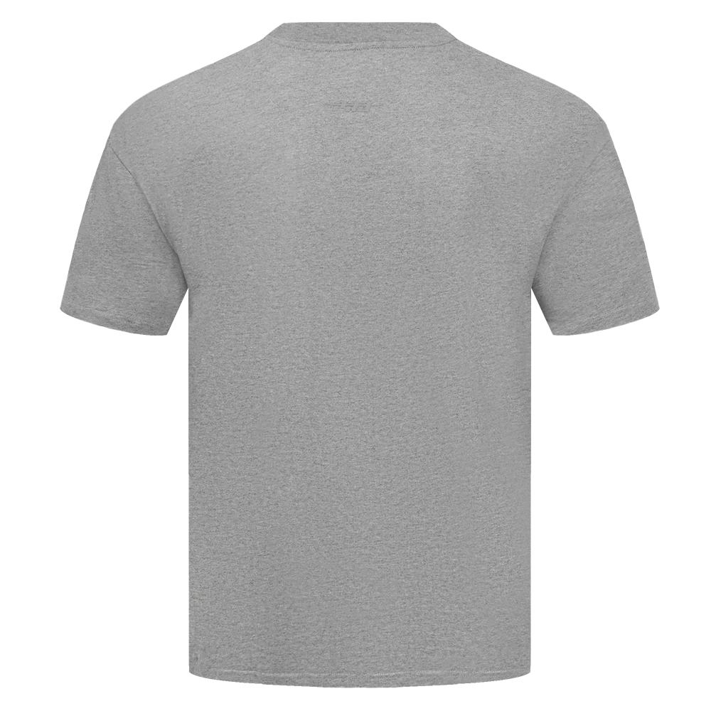 NFL NEW YORK GIANTS NEUTRAL MEN'S DROP SHOULDER TEE (DARK HEATHER GRAY) - Image 3