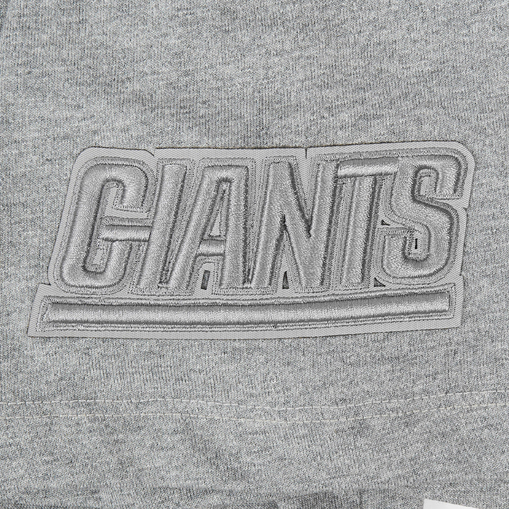 NFL NEW YORK GIANTS NEUTRAL MEN'S DROP SHOULDER TEE (DARK HEATHER GRAY) - Image 6
