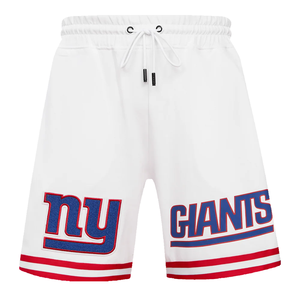 NFL NEW YORK GIANTS CLASSIC CHENILLE MEN'S DK SHORT (WHITE) - Image 2