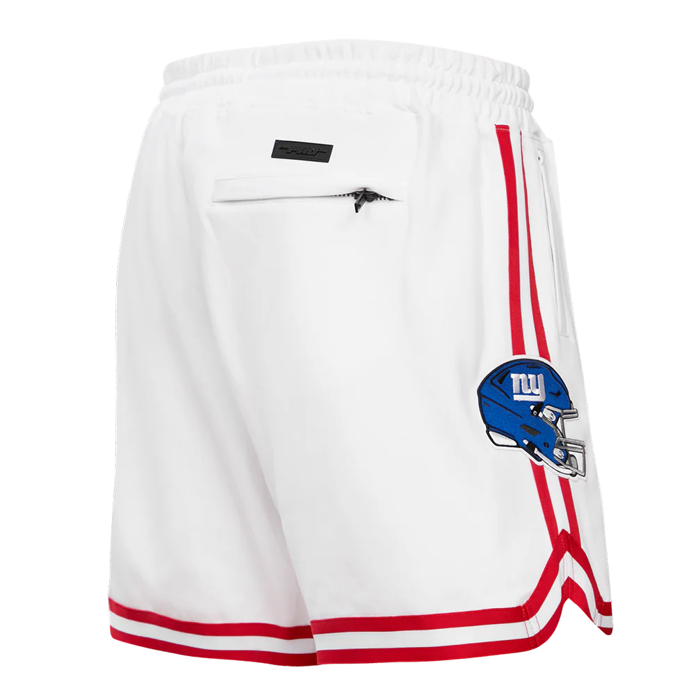 NFL NEW YORK GIANTS CLASSIC CHENILLE MEN'S DK SHORT (WHITE) - Image 3
