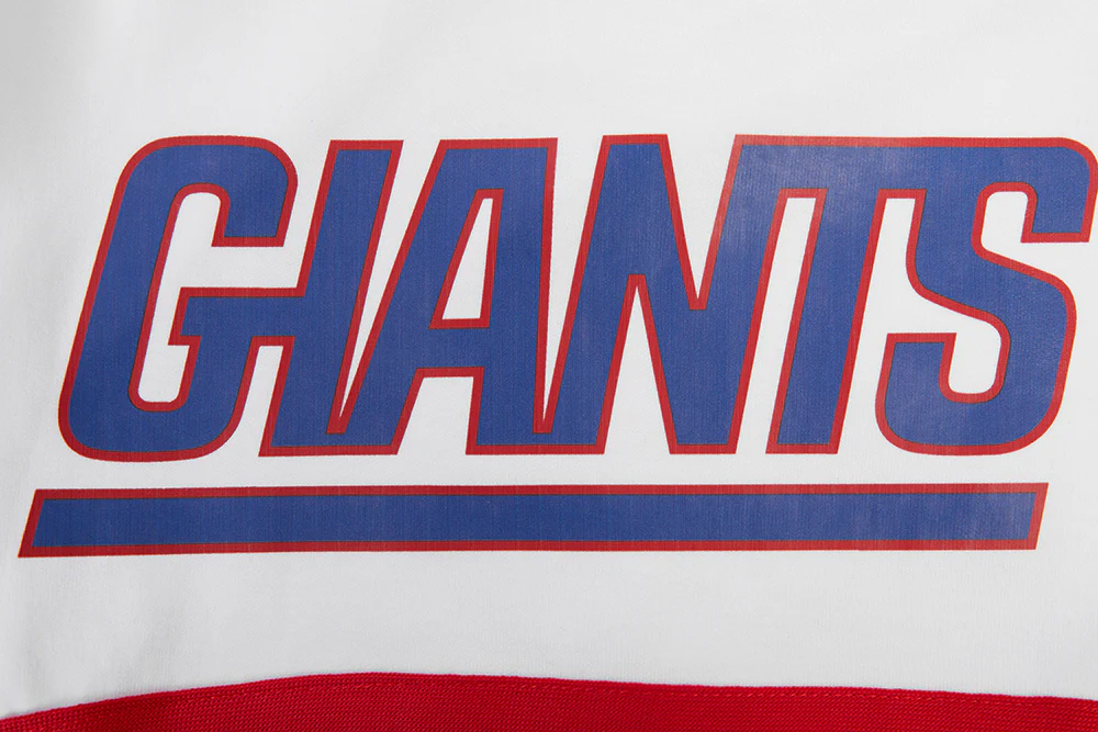 NFL NEW YORK GIANTS CLASSIC CHENILLE MEN'S DK SHORT (WHITE) - Image 6