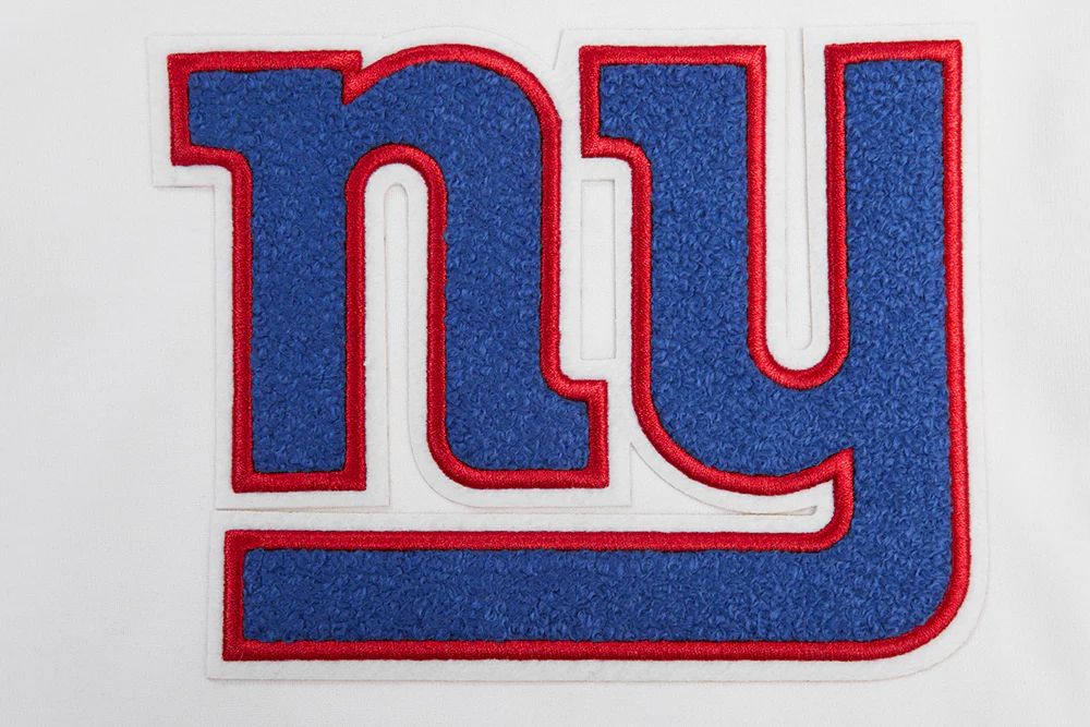 NFL NEW YORK GIANTS CLASSIC CHENILLE MEN'S DK SHORT (WHITE) - Image 7