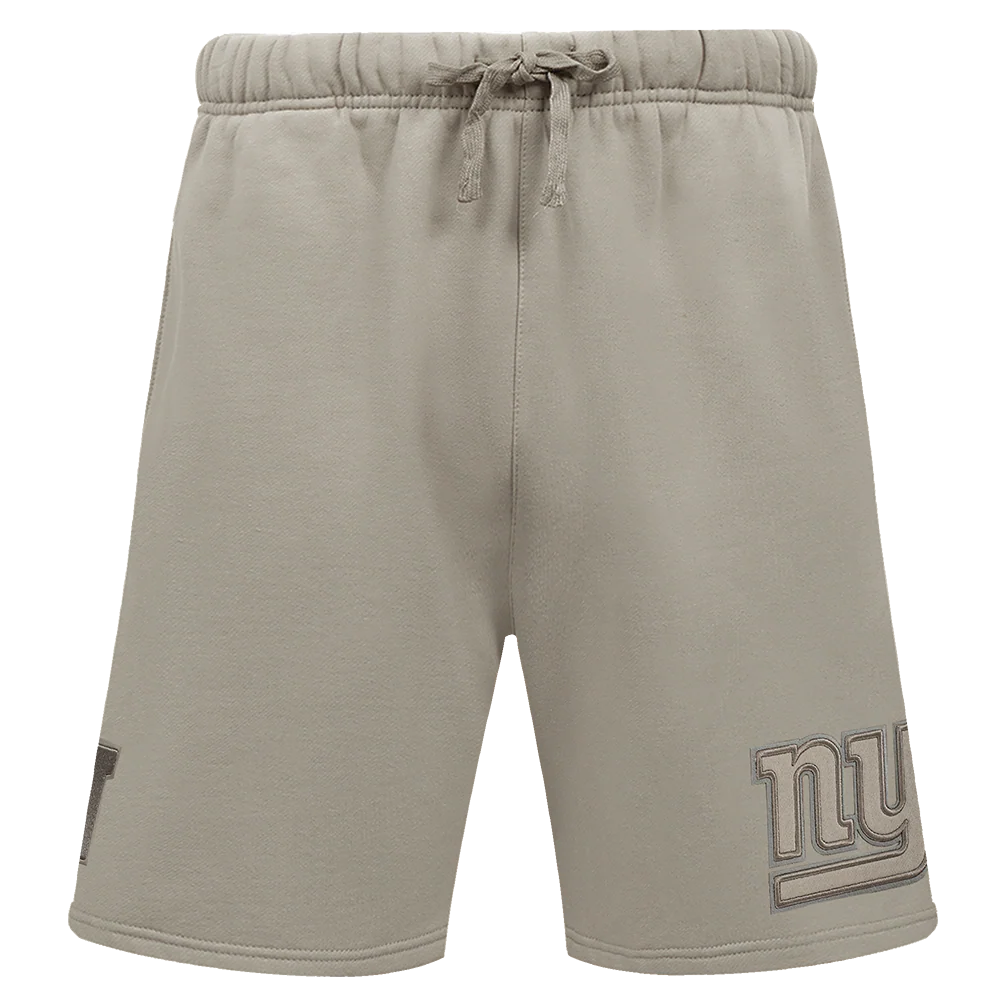 NFL NEW YORK GIANTS NEUTRAL MEN'S FLC SHORT (TAUPE) - Image 2