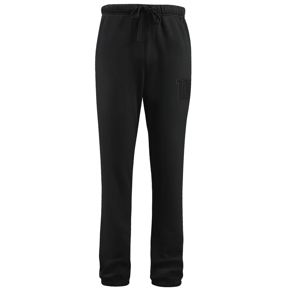 NFL NEW YORK GIANTS NEUTRAL FLEECE SWEATPANT (BLACK) - Image 2