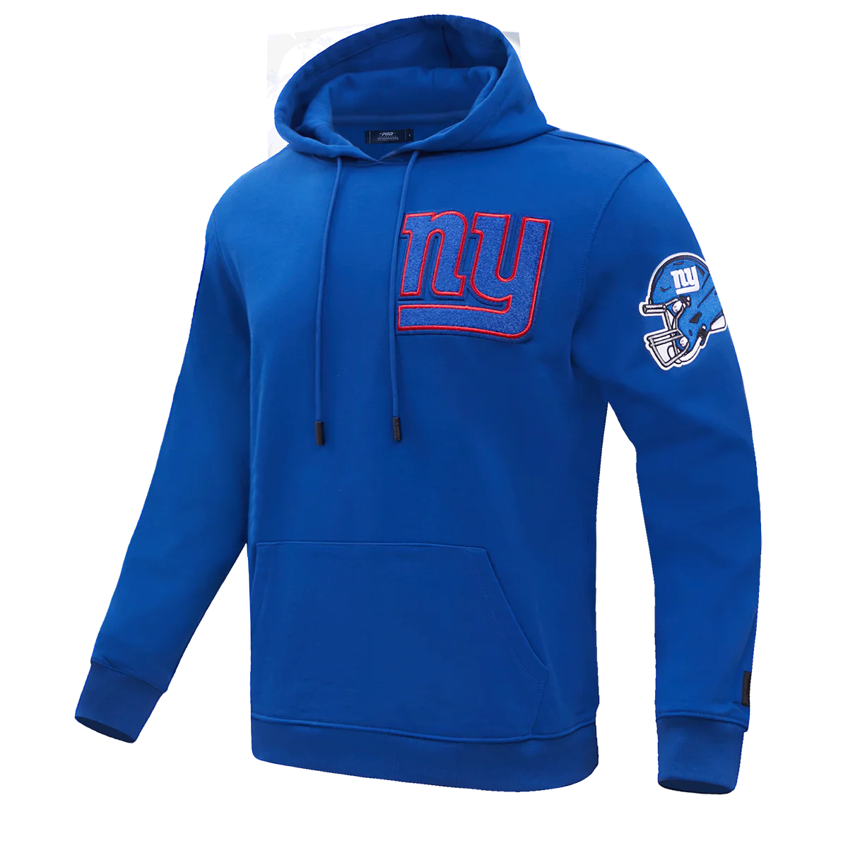 NFL NEW YORK GIANTS CLASSIC CHENILLE MEN'S DOUBLE KNIT PULLOVER HOODIE (DODGER BLUE) - Image 2