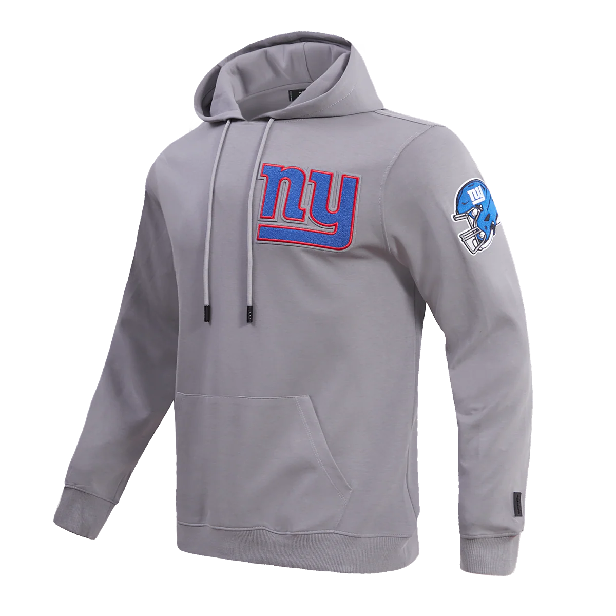 NFL NEW YORK GIANTS CLASSIC CHENILLE MEN'S PULLOVER HOODIE (GRAY) - Image 2
