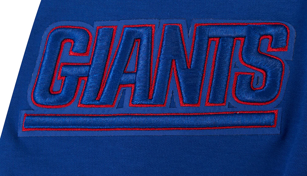 NFL NEW YORK GIANTS CLASSIC CHENILLE MEN'S FULL ZIP HOODIE (DODGER BLUE) - Image 7