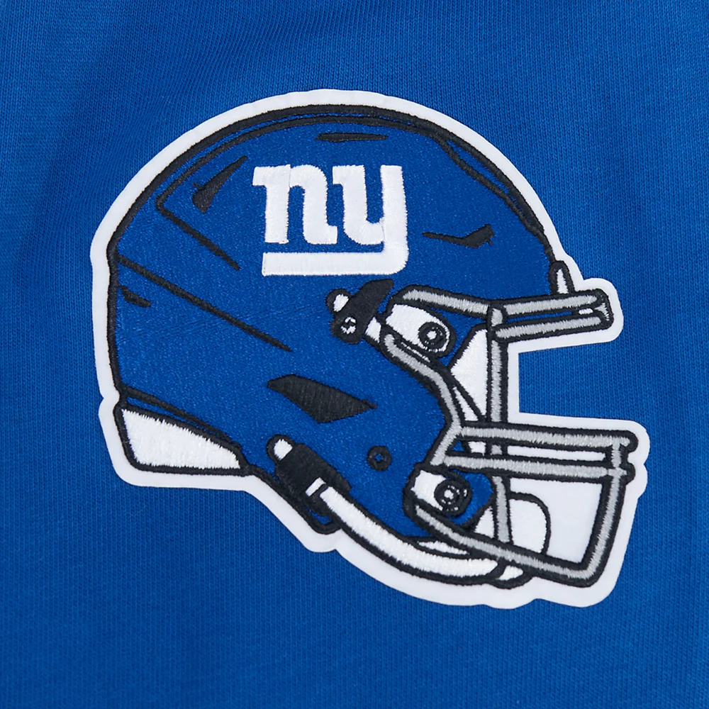 NFL NEW YORK GIANTS OLD ENGLISH MEN'S PO HOODIE (DODGER BLUE) - Image 8