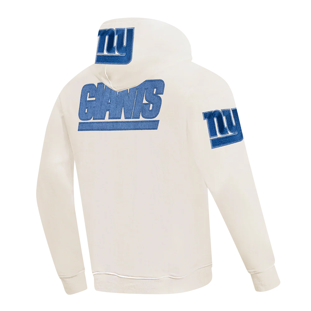 NFL NEW YORK GIANTS VARSITY BLUES PO HOODIE (LINEN) - Image 11