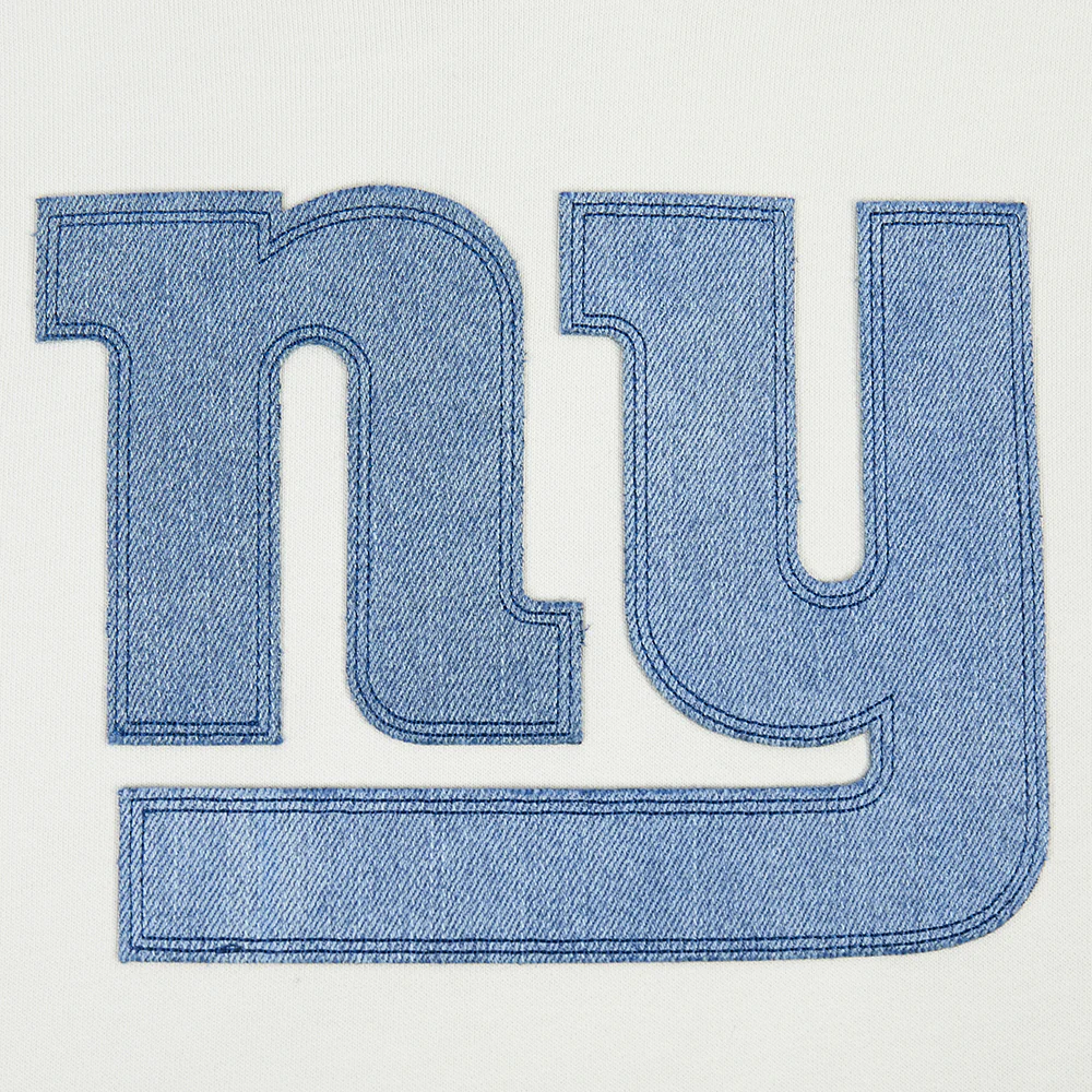 NFL NEW YORK GIANTS VARSITY BLUES PO HOODIE (LINEN) - Image 13