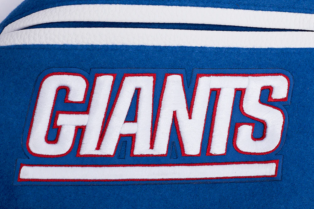 NFL NEW YORK GIANTS MASHUP MEN'S RIB WOOL VARSITY JACKET (DODGER BLUE/WHITE) - Image 14
