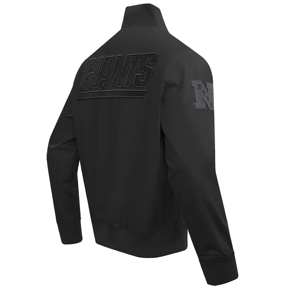 NFL NEW YORK GIANTS NEUTRAL TWILL JACKET (BLACK) - Image 3