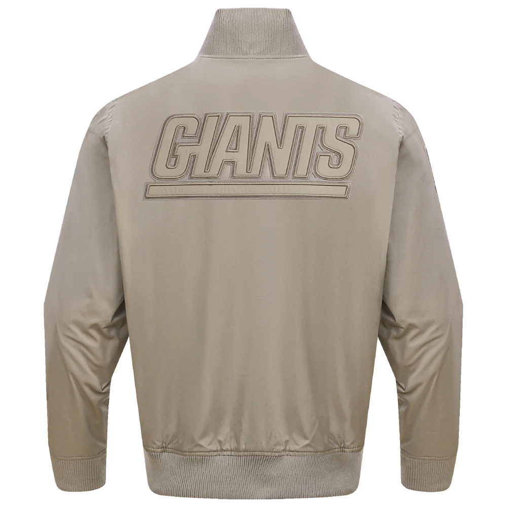 NFL NEW YORK GIANTS NEUTRAL TWILL JACKET (TAUPE) - Image 4