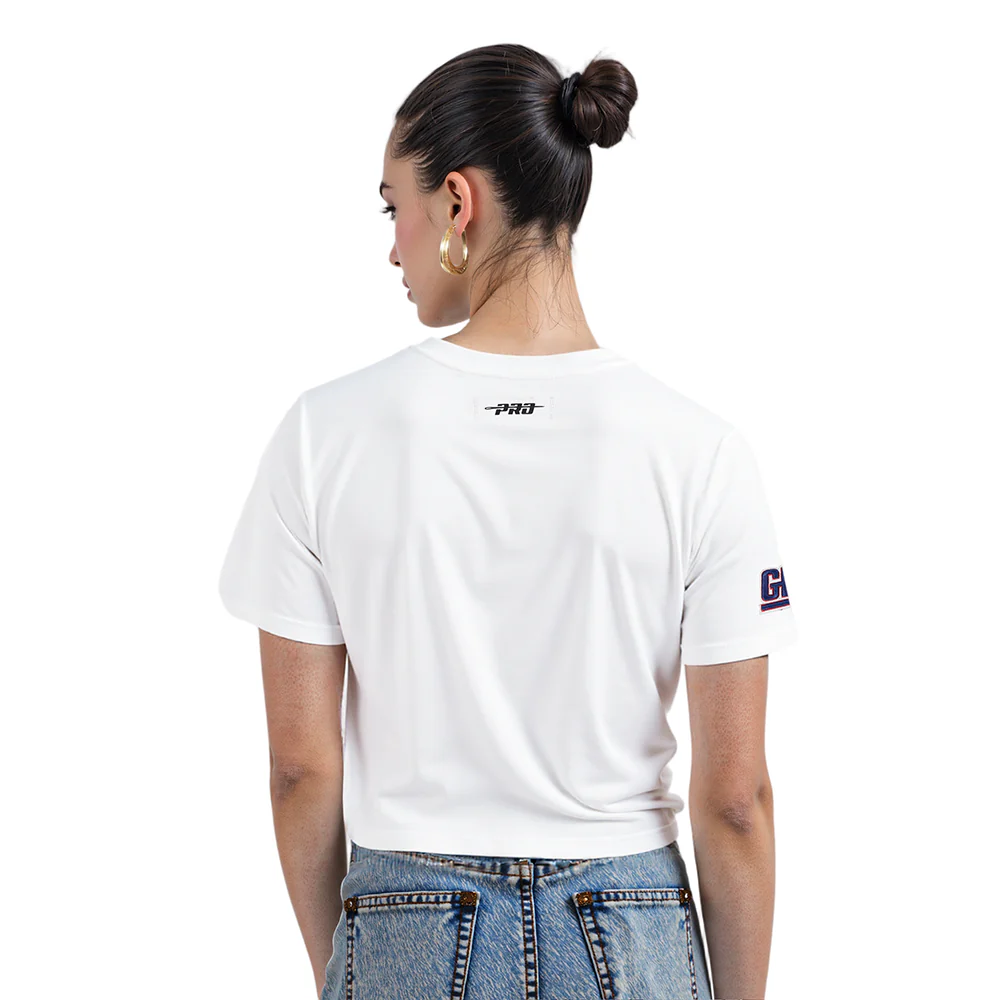 NFL NEW YORK GIANTS SCRIPT TAIL WOMEN'S SJ BOXY TEE (WHITE) - Image 10
