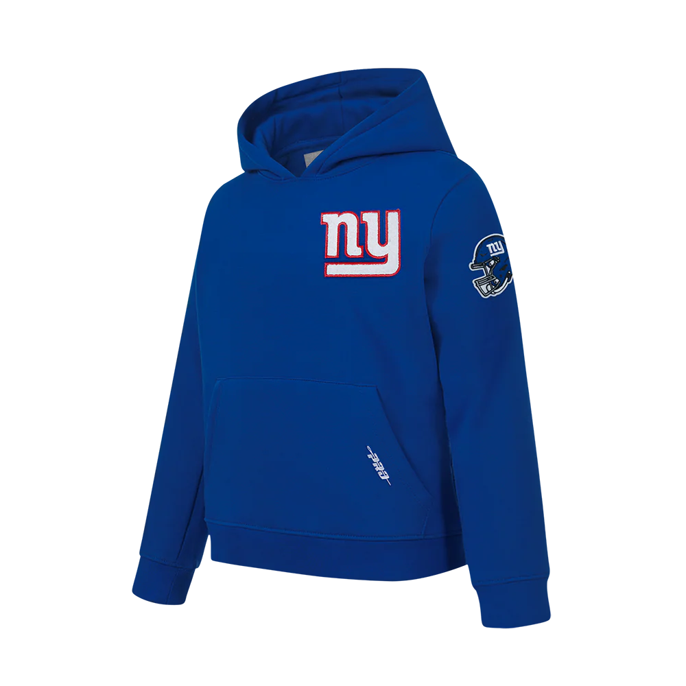 NFL NEW YORK GIANTS CLASSIC BIG BOYS FLEECE PULLOVER HOODIE (DODGER BLUE)