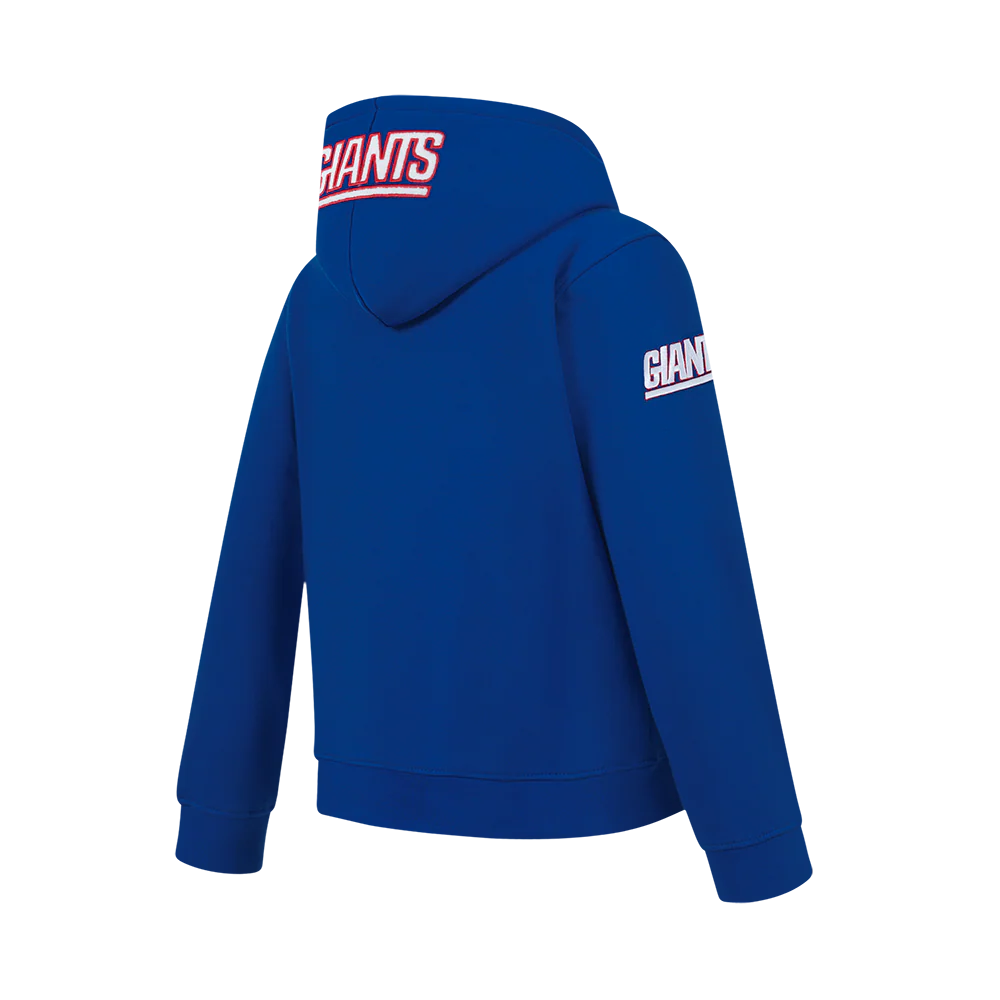 NFL NEW YORK GIANTS CLASSIC BIG BOYS FLEECE PULLOVER HOODIE (DODGER BLUE) - Image 2