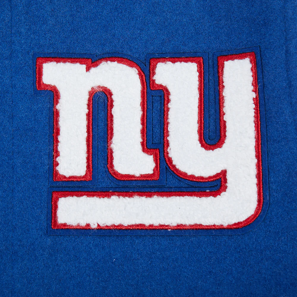 NFL NEW YORK GIANTS CLASSIC BIG BOYS WOOL VARSITY JACKET (DODGER BLUE/WHITE) - Image 6