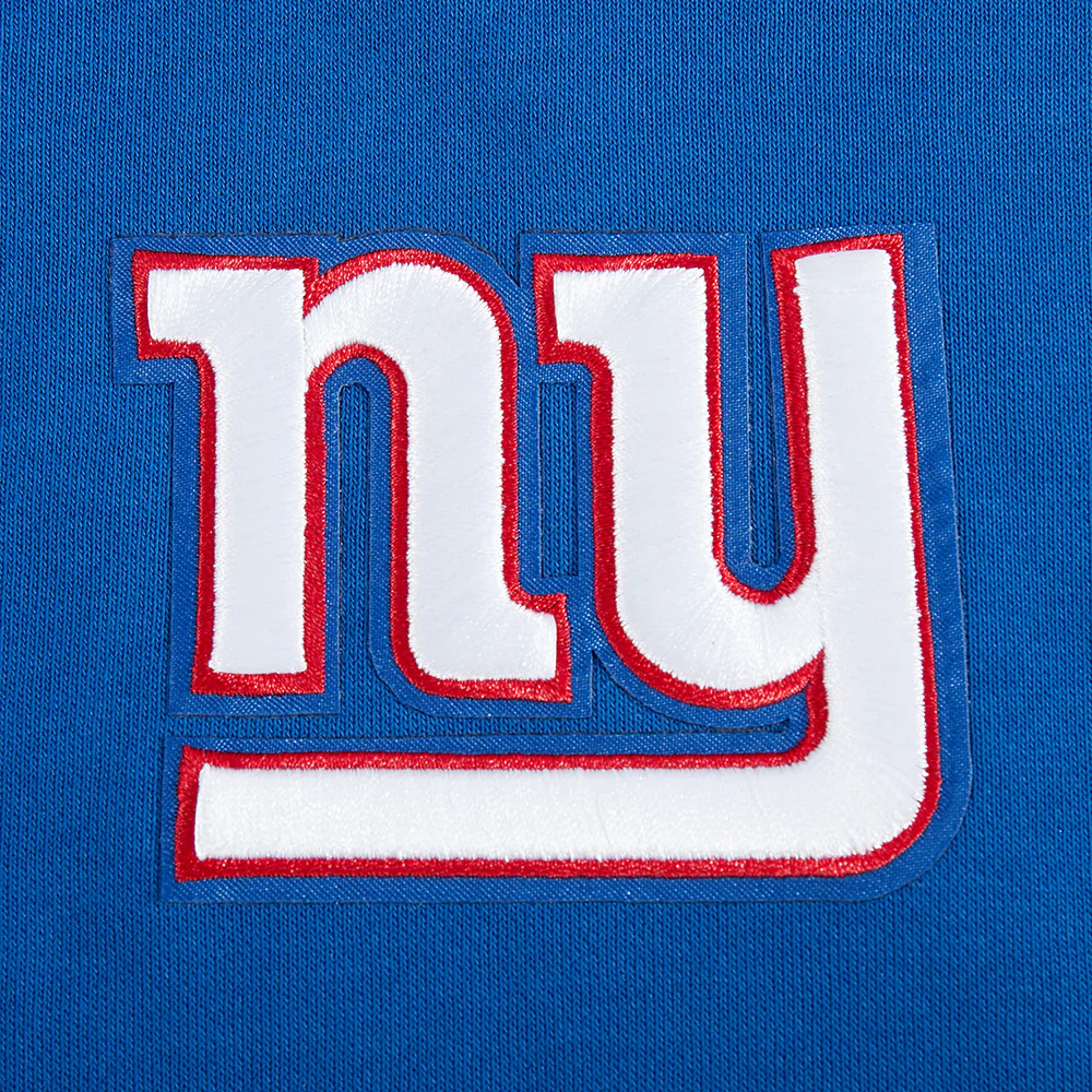 NFL NEW YORK GIANTS WINGSPAN WOMEN'S FLC CROPPED PO HOODIE (DODGER BLUE) - Image 8