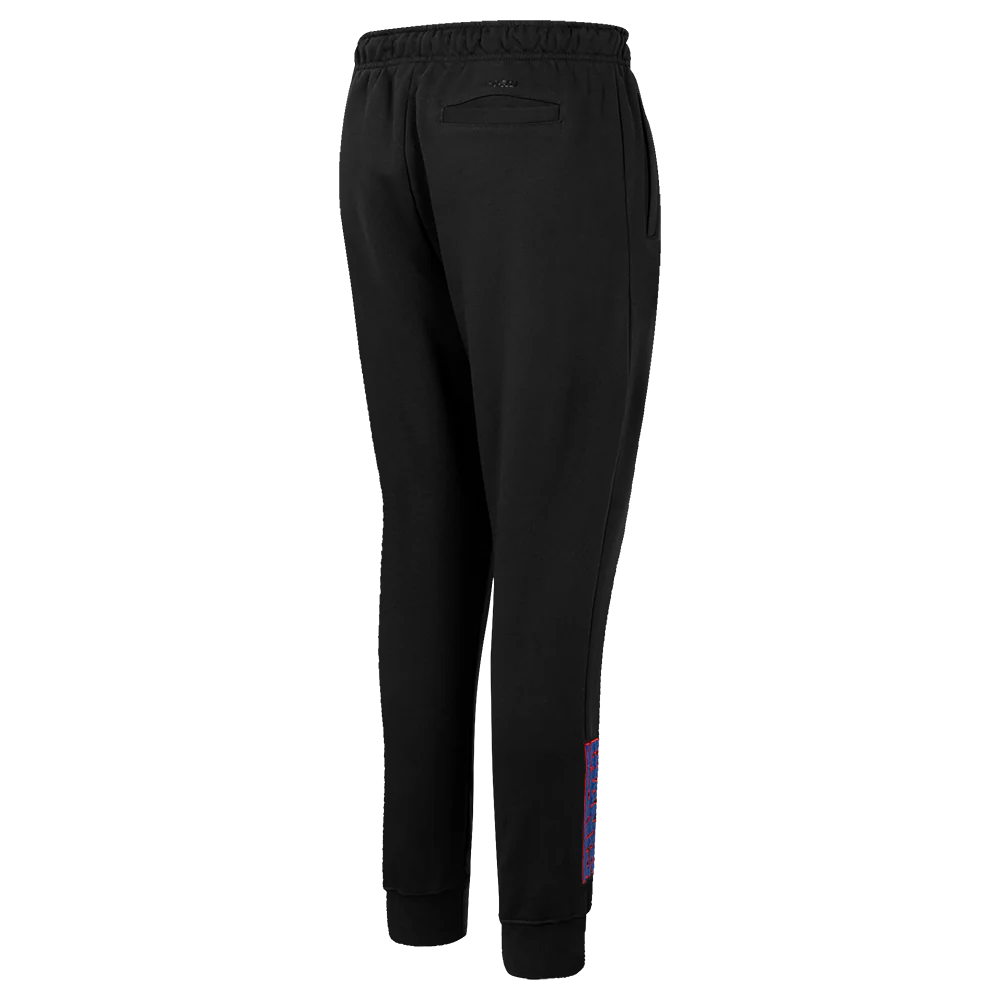 NFL NEW YORK GIANTS HIGH RISE WOMEN'S FLEECE SWEATPANT (BLACK) - Image 3