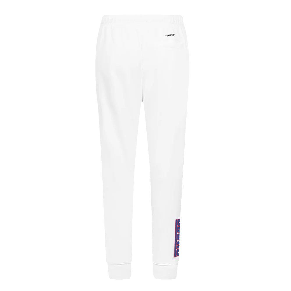NFL NEW YORK GIANTS HIGH RISE WOMEN'S FLEECE SWEATPANT (WHITE) - Image 4