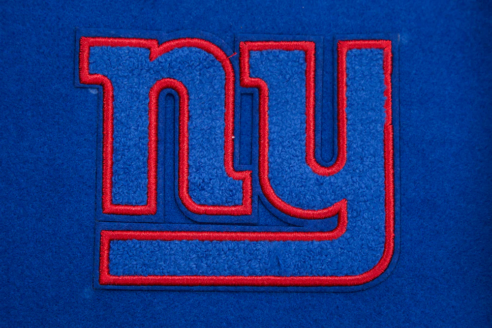 NFL NEW YORK GIANTS CLASSIC WOMEN'S WOOL VARSITY JACKET (DODGER BLUE/WHITE) - Image 7