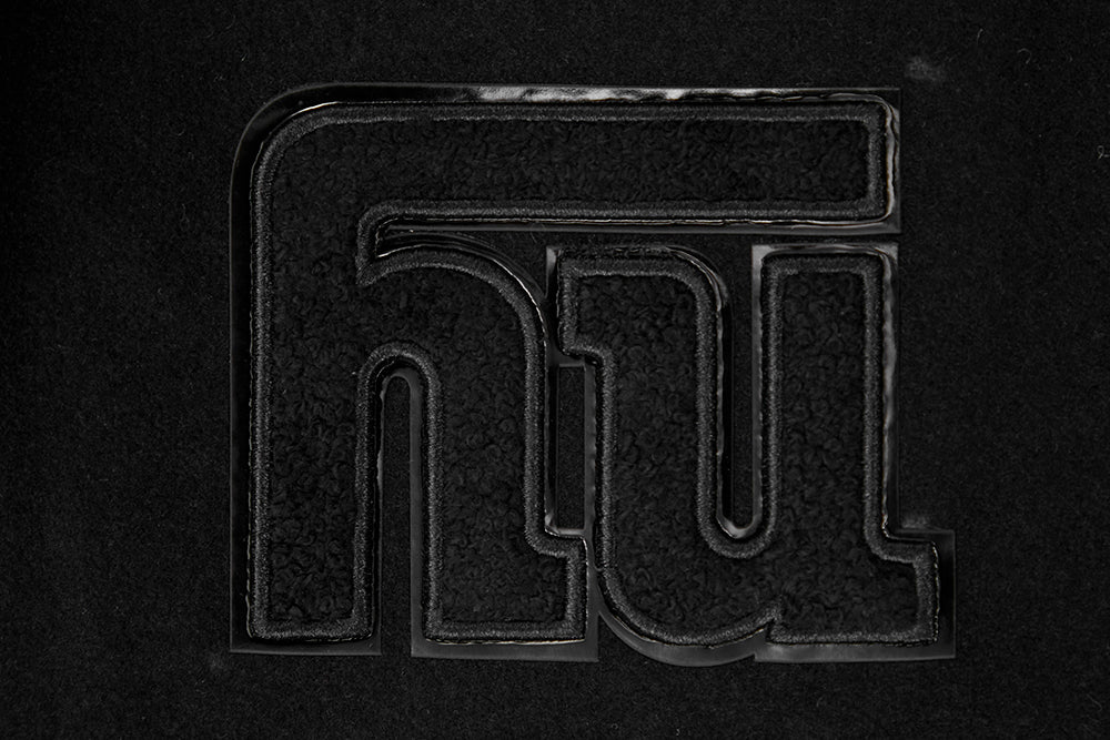 NFL NEW YORK GIANTS TRIPLE BLACK WOMEN'S WOOL VARSITY JACKET (TRIPLE BLACK WOMEN'S) - Image 6