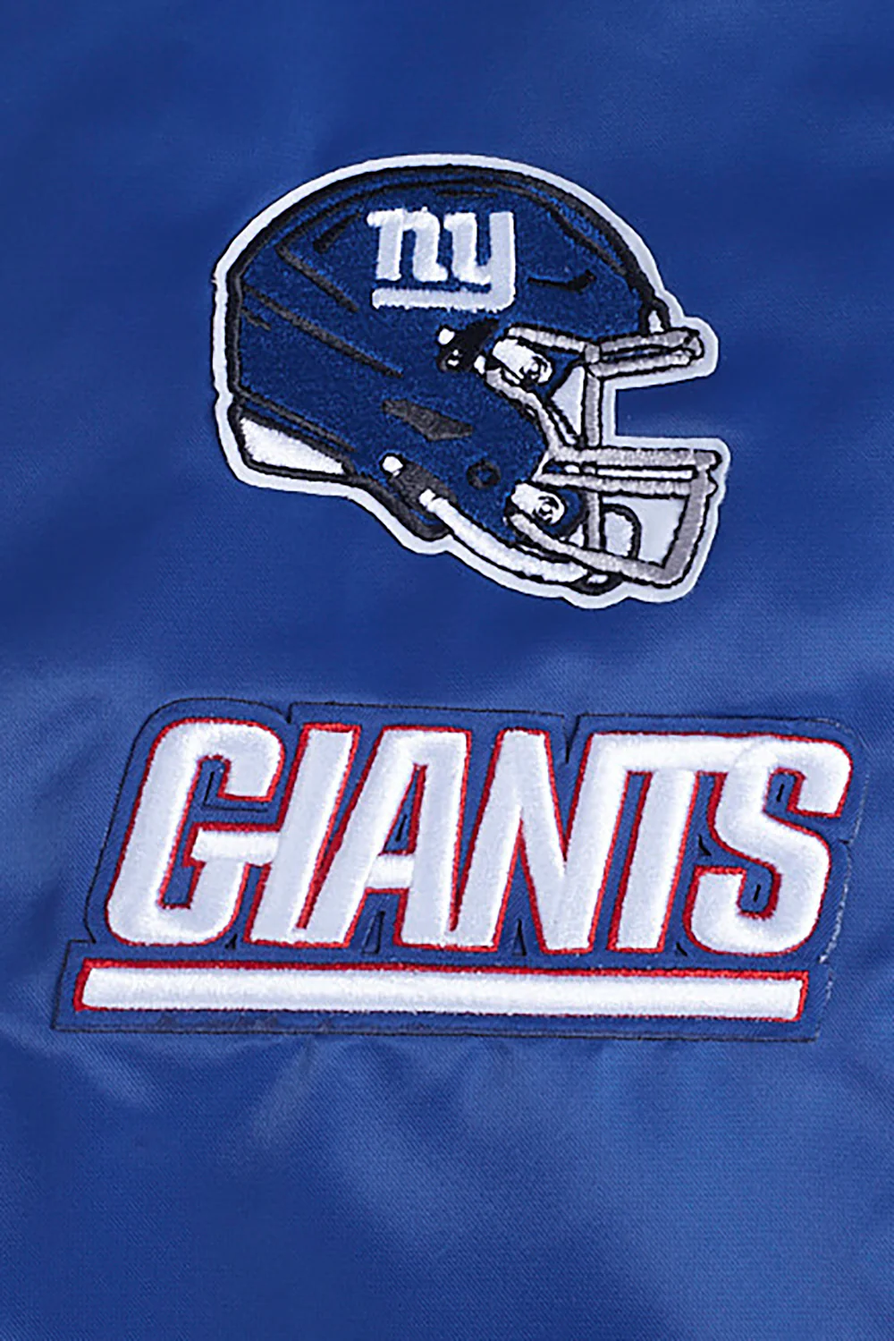 NFL NEW YORK GIANTS CLASSIC WOMEN'S SATIN JACKET (DODGER BLUE) - Image 6