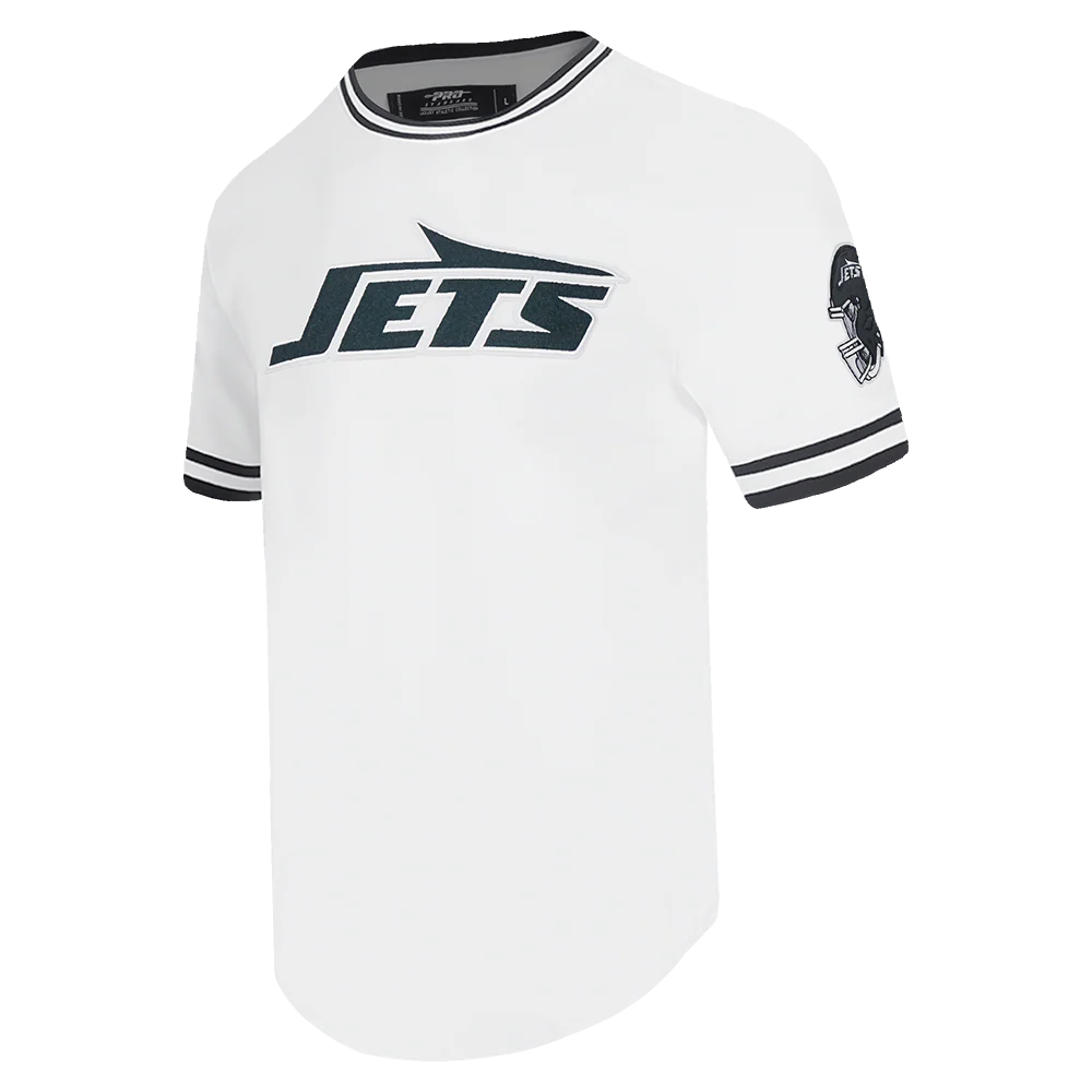 NFL NEW YORK JETS CLASSIC CHENILLE MEN'S TEE (WHITE) - Image 2